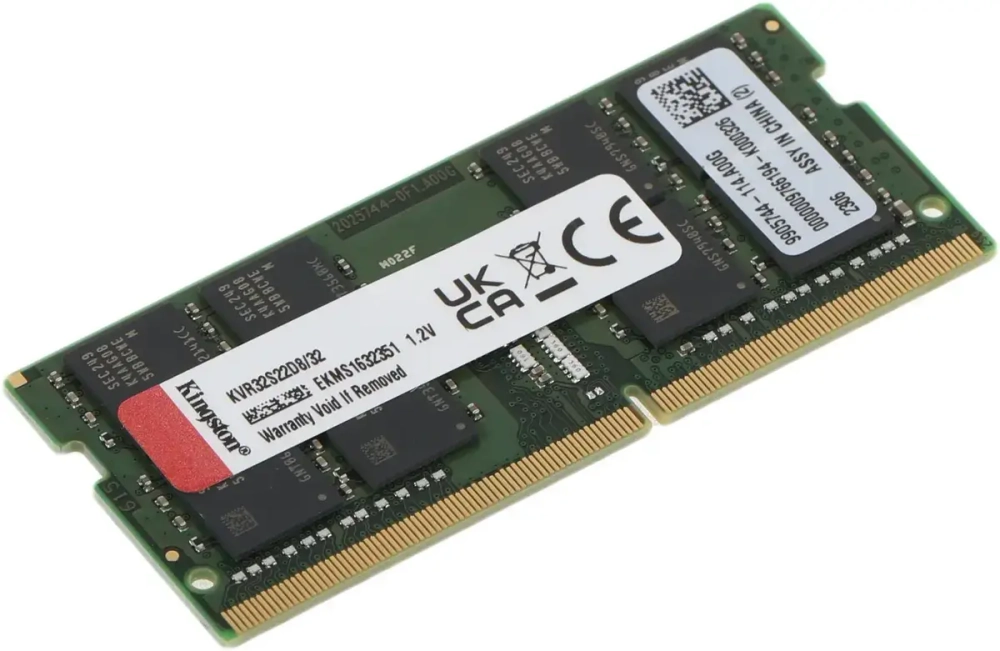 Модуль памяти для ноутбука Kingston KVR32S22D8/32 DDR4 SO-DIMM 32Gb 3200MHz CL22