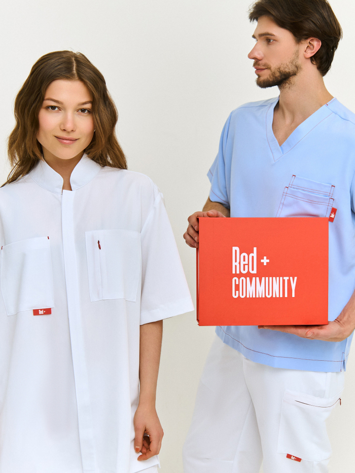 Подарочная коробка Red+ Community