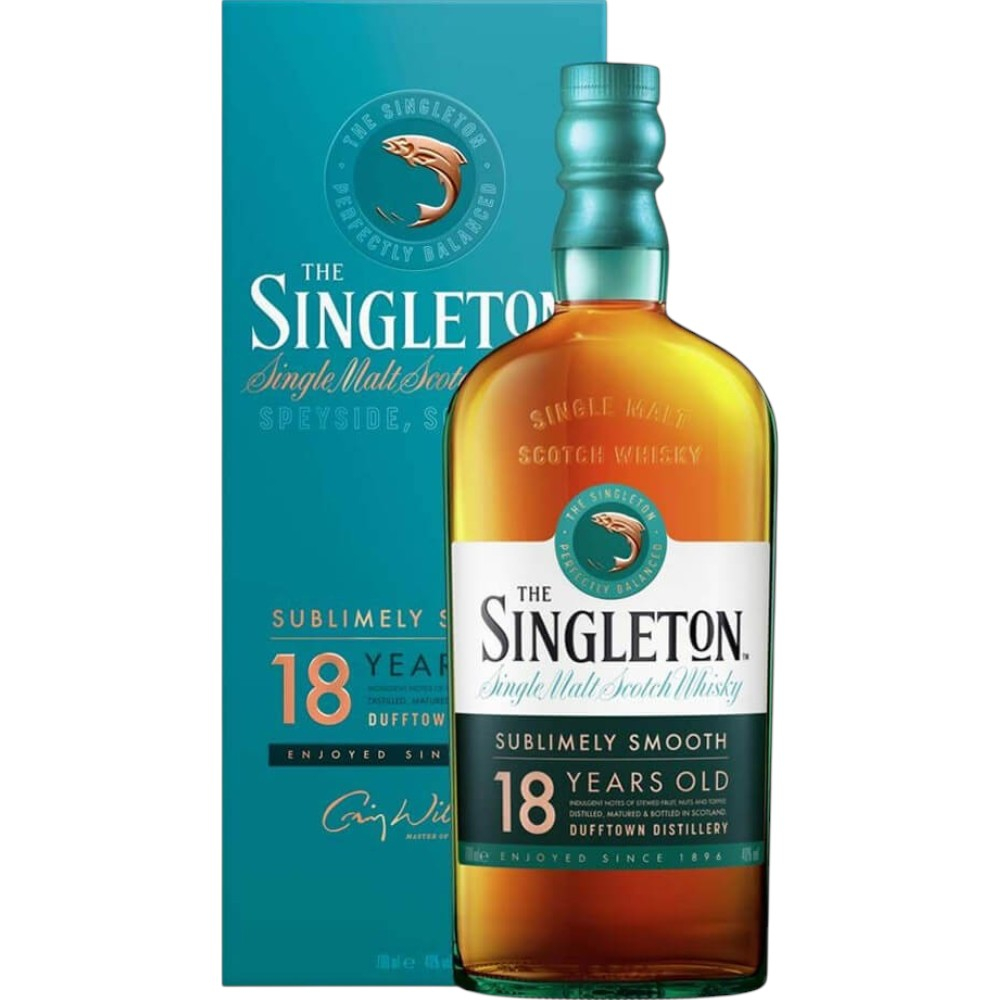 Виски The Singleton Dufftown 18 Y.O. 0,7 л. В подарочной коробке