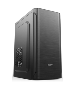 CBR PCC-MATX-MX10-450W2 Корпус mATX Minitower MX10, c БП PSU-ATX450-08EC (450W/80mm), 2*USB 2.0, HD Audio+Mic, Black