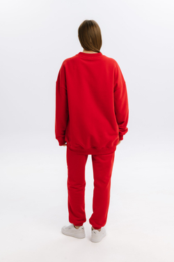 Толстовка Mazzika Unisex удлиненная, цвет красный