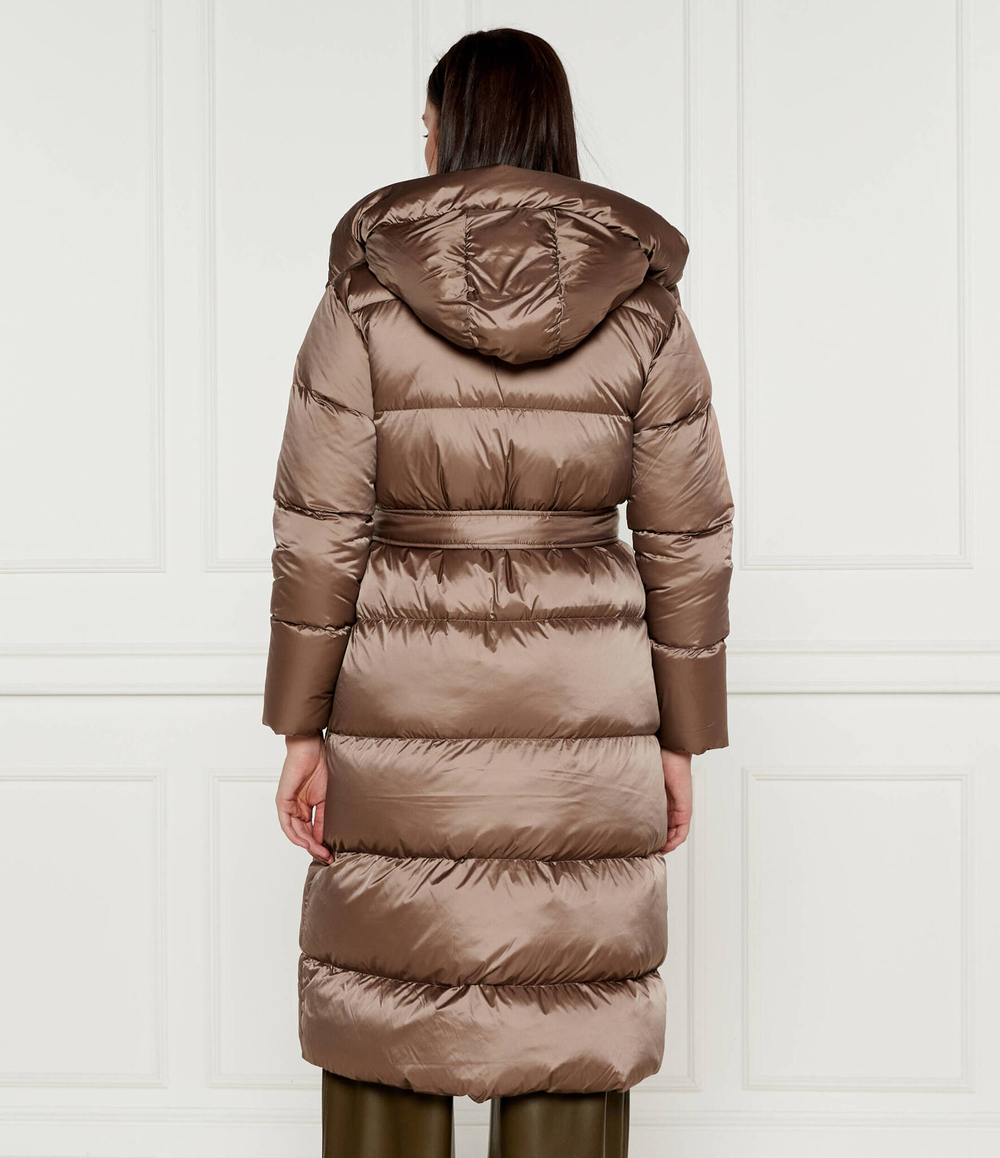 Пуховое пальто KAREN Hetrego - коричневый(8N605 F)