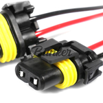 Патрон под лампу HB4 (9006) с проводами, (шт.)