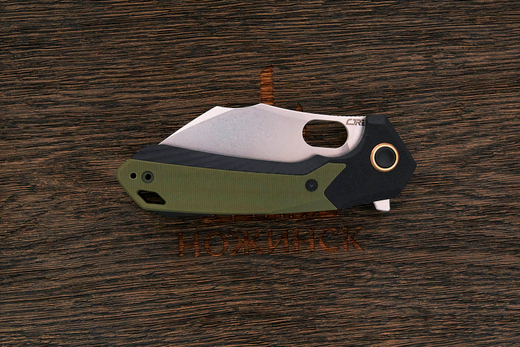 Нож складной CJRB Caldera, клинок 90мм, сталь AR-RPM9, рукоять G10