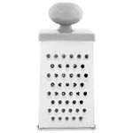 Терка 4 грани 23х11х8,5 см, белая жесть, САМАЯ УДОБНАЯ РУЧКА, BOOMHOUSE (БумХаус), 701857