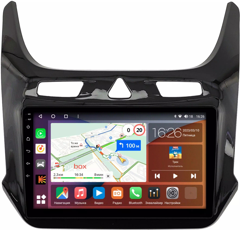 Магнитола для Chevrolet Cobalt 2013-2023+, Ravon R4 - Canbox 9-408 Qled, Android 10, ТОП процессор, SIM-слот