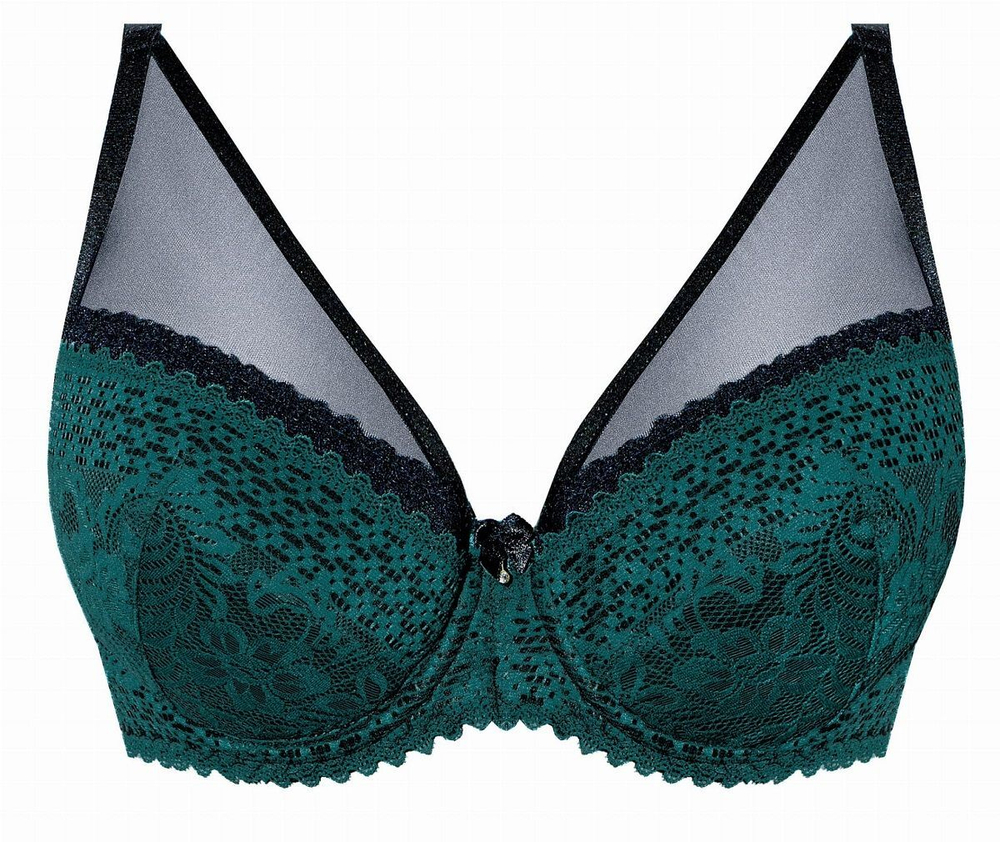 Пуш-ап бюстгальтер Xena (Размер: 70F) (Цвет: изумрудный)