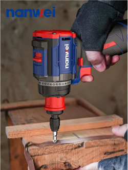 Дрель - шуруповерт NANWEI NW-D8169P с набором из 4 х насадок