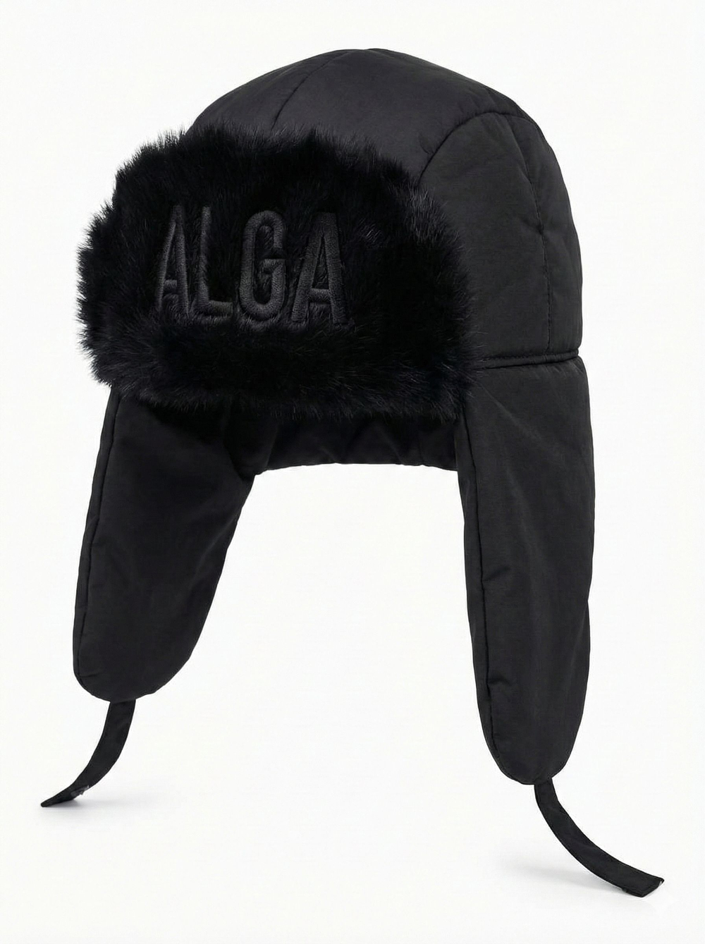 ALGA x Rubin Шапка-ушанка с отделкой из эко-меха