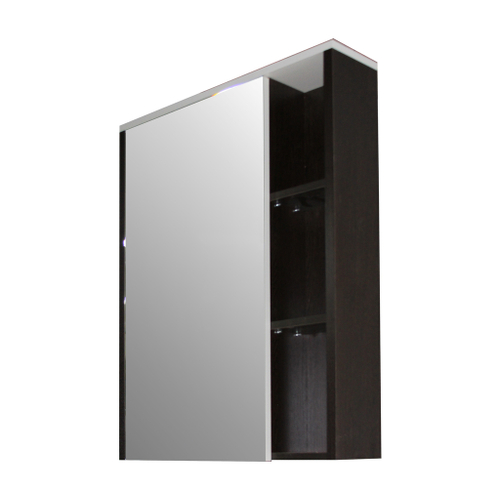 Зеркальный шкаф "БОСКО-65" бел./венге(ПВХ)