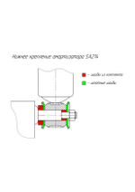 Амортизатор усиленный задний Toyota Hilux 2005-2014, LC 60-70 (рессорная подвеска), Sollers ST6, Jac T6 лифт 45 мм, Jac T9 штатный РИФ