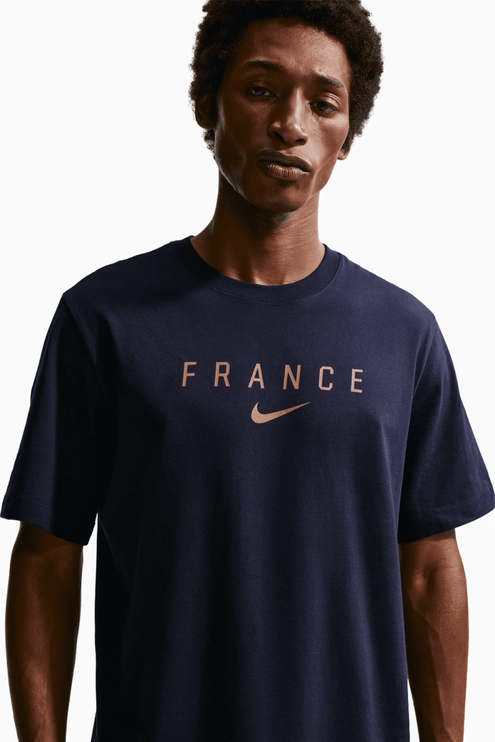 Футболка Nike France 2026 Wordmark Tee - темно-синий