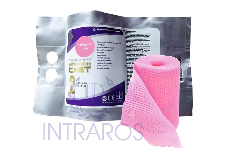 Полимерный бинт INTRARICH CAST 5см х 3.6м, жесткий