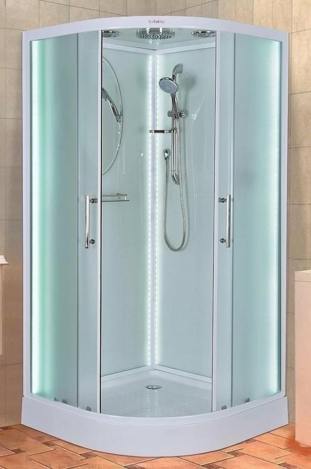 Душевая кабина Esbano Elegancia Led ES-L 100CR 100х100