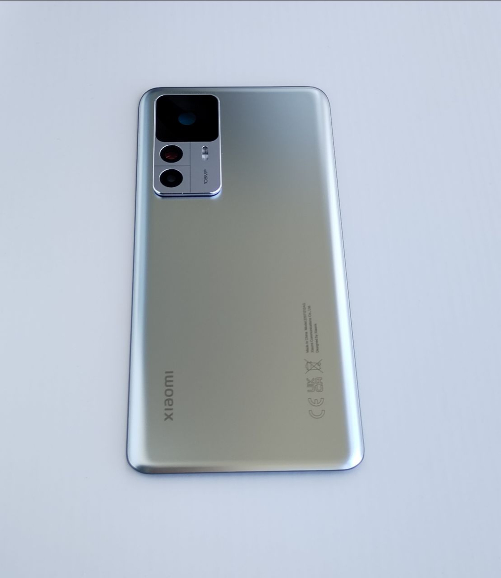 Xiaomi 12T (22071212AG) - Задняя крышка в сборе со стеклом камеры (стеклянная) (АСЦ)