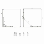 Душевой уголок Veconi Rovigo RV-47 100x100 прозрачный