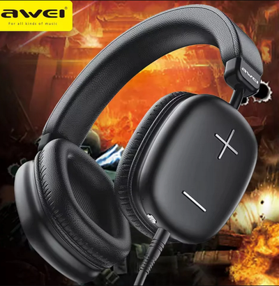 Наушники беспроводные полноразмерные Stereo +TF Awei AT6