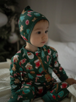 Комбинезон на манжетах Mjölk Имбирный пряник, с рукавом реглан