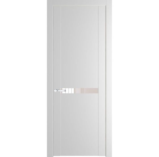 Межкомнатная дверь эмаль Profil Doors 1.4P крем вайт стекло перламутровый лак