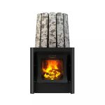 Дровяная банная печь Grill'D Cometa Vega 180 Long Window Max Stone Pro (Серпентинит)