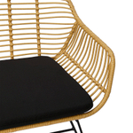 Кушетка vetle bent, 125х68х81 см, ротанг