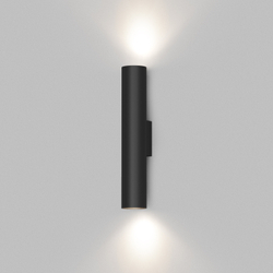 DK5022-BK Настенный светильник, IP20, до 15 Вт, LED, 2xGU10, черный, алюминий