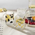 Набор кружек IKEA SKEDSTOR, Желтый, Черный, Стекло, 300 мл, 2 шт