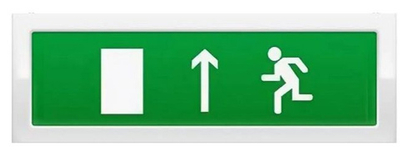 ОПОП 1-R3 Табло "Выход" Оповещатель охранно-пожарный (табло) "Бегущий человек стрелка вверх"