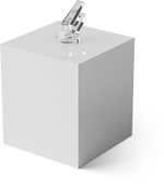 Подставка акриловая для кольца/зажим/ПЭТ карман для бирки/Н-50 мм.