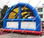 Коммерческий надувной батут "Сказочный комплекс" с крышей 2, 12,8*8*6 м