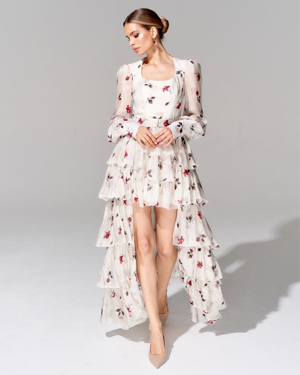 Юбка-баска из 100% шелка