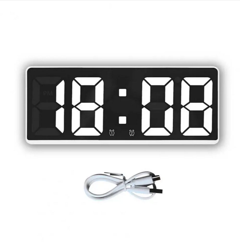 Часы светодиодные Космос X6628 Белое свечение