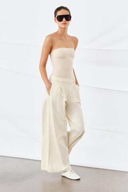 ZARA БОДИ БЕЗ БРЕТЕЛЕК, ЭКРЮ