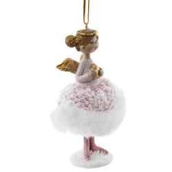 GAEM Фигурка декоративная подвесная "Ангел", L7 W7 H10,5 см, 2в.