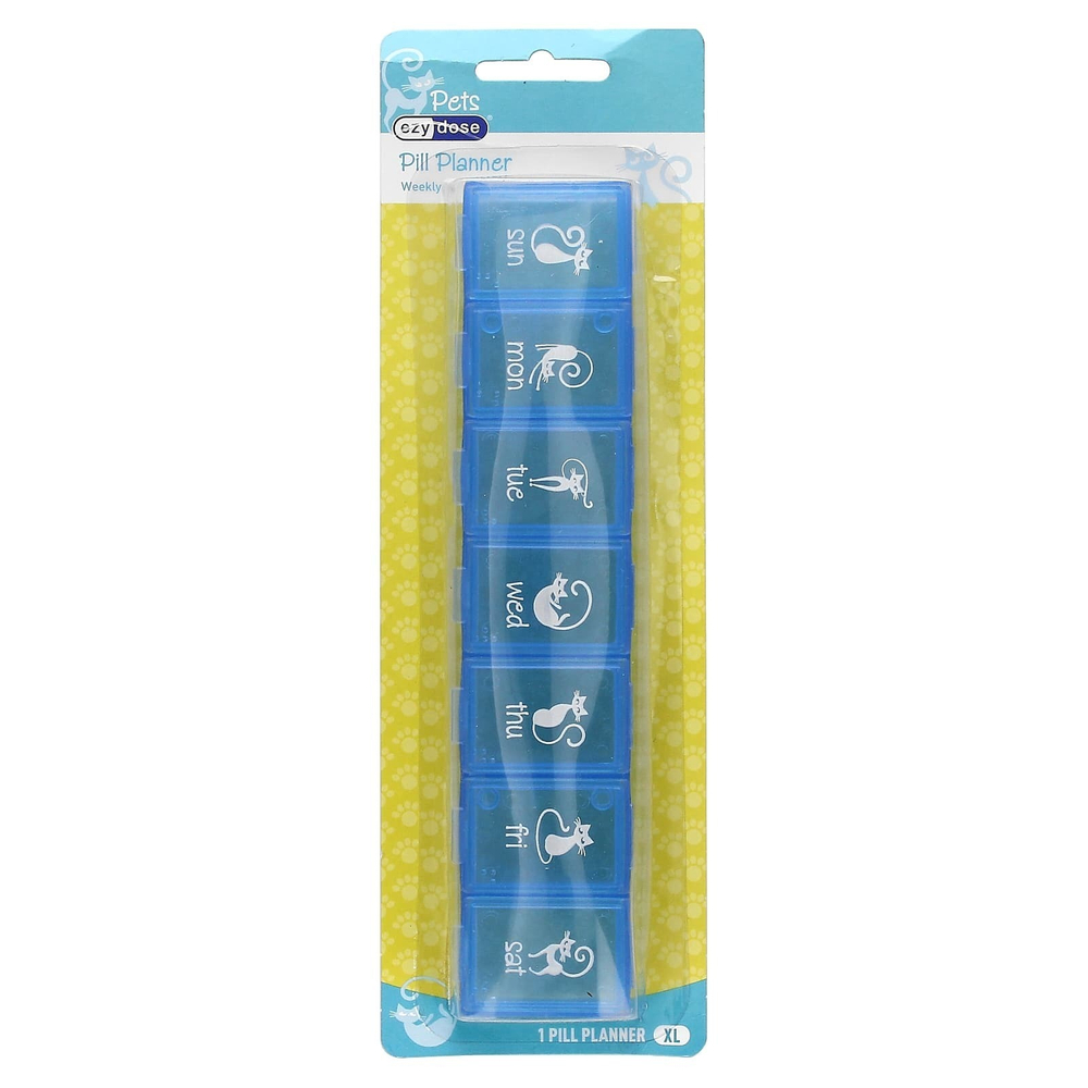 Ezy Dose, Now Pets, ежедневный органайзер для таблеток, для кошек, размер XL, 1 шт.