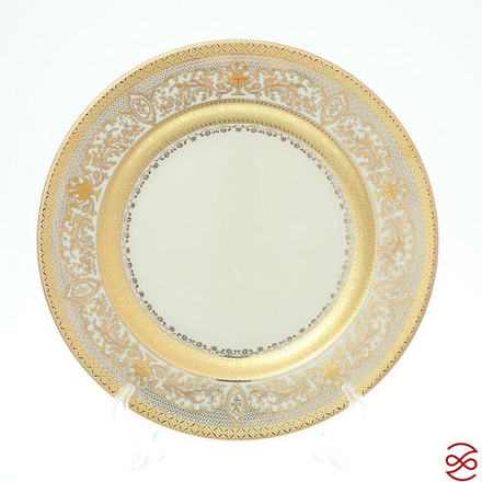 Блюдо круглое Falkenporzellan Cream Majestic Gold 30 см