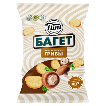 Сухарики Flint багет 60 гр