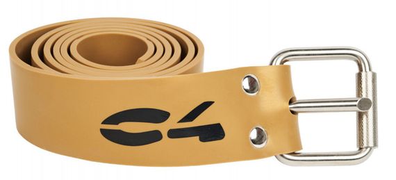 Ремень для грузов марсельский C4 Carbon Aurea gold силиконовый с пряжкой из нержавейки