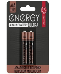 Батарейка алкалиновая Energy Ultra LR03/2B (АAА) 104404-SK