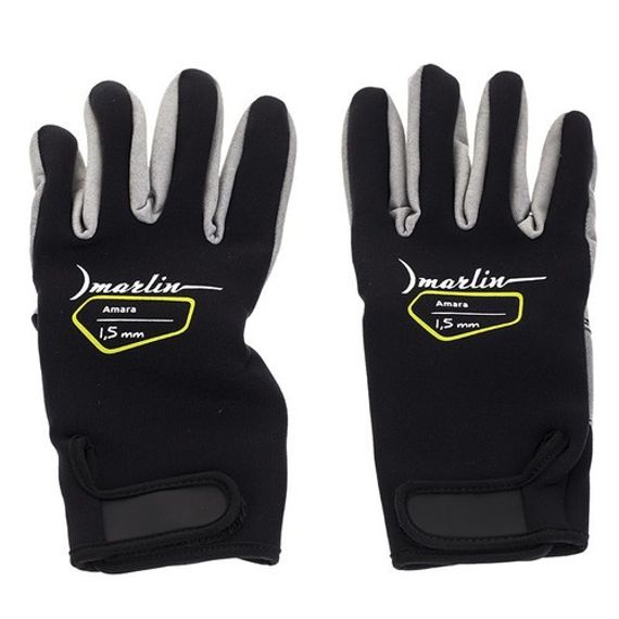 Перчатки Marlin Amara 1,5 мм Черные