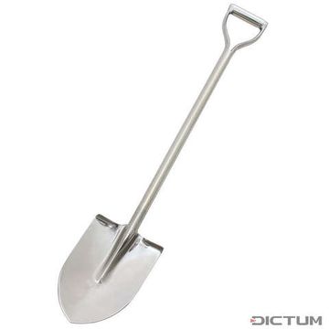 Лопата цельнометаллическая Fujikawa D-обр. рукоять, нерж. 250*190мм, 1050 мм,