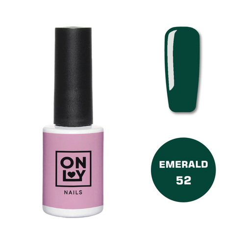 Гель-лак OnlyNails Emerald №52, 10мл