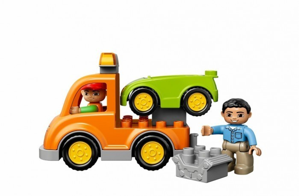 LEGO Duplo: Буксировщик эвакуатор 10814 — Tow Truck — Лего Дупло