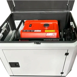 A-iPower A13000EAX бензиновый генератор в зимнем кожухе 1700SS RAL 7035 с блоком АВР 400В/100А (8 pin) 129121/29111