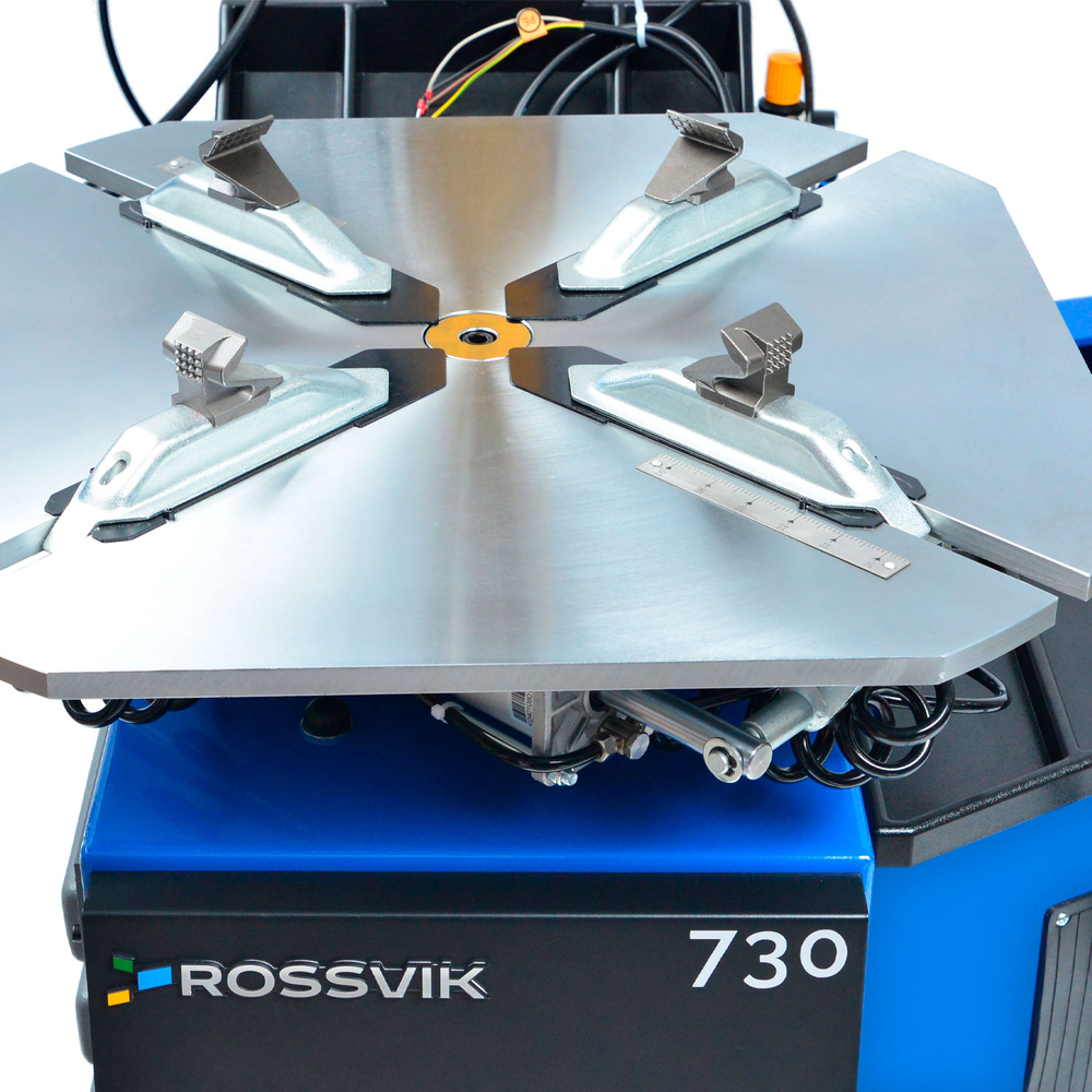Станок шиномонтажный ROSSVIK V-730, 2sp, авт., до 30", 380 В, взрыв. накачка, синий
