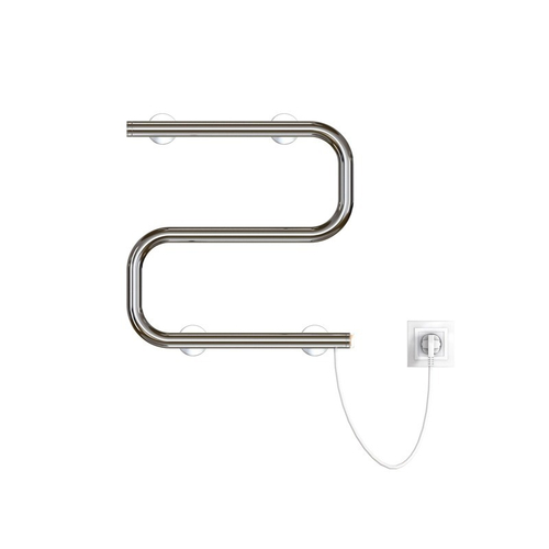 Полотенцесушитель MIXLINE SIMPLE S 40x40 (кнопочный выкл, 100 Вт)