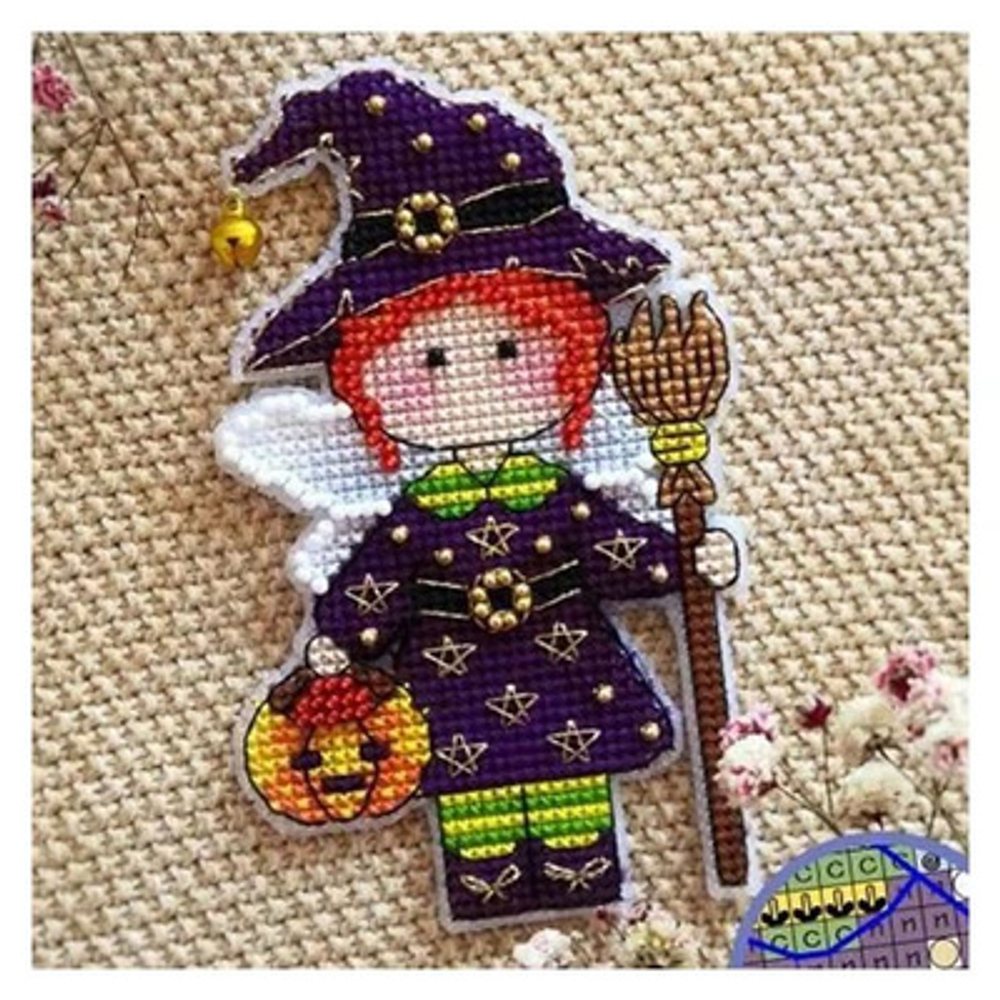 "Дюймовочка Ведьмочка"-BXT046D(14) вышивка