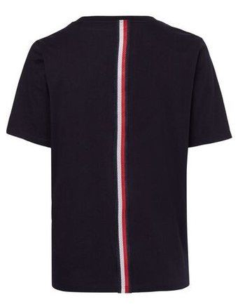 Женская теннисная футболка Tommy Hilfiger Regular Tape Tee - Бирюзовый