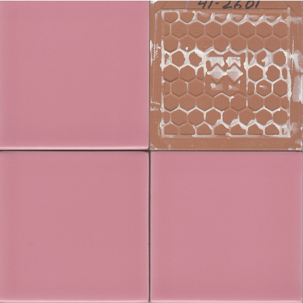 Плитка настенная Mini Tile Pink matt 99x99х7 мм
