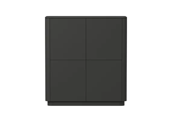 Шкаф Tammi 4 двери (черный)